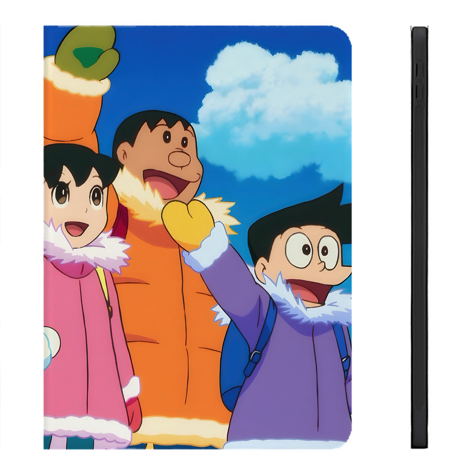 （画像用） ドラえもん Doraemon IPadケース ペンホルダー付き ブックスタイルデザイン